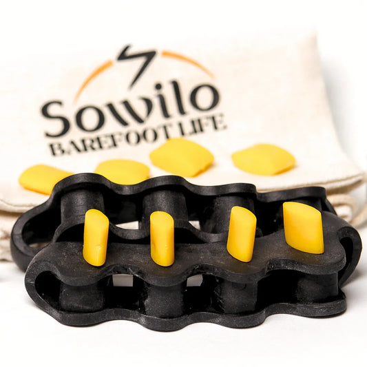 Alineadores dedos Sowilo Advance — separadores silicona para pie barefoot Chile