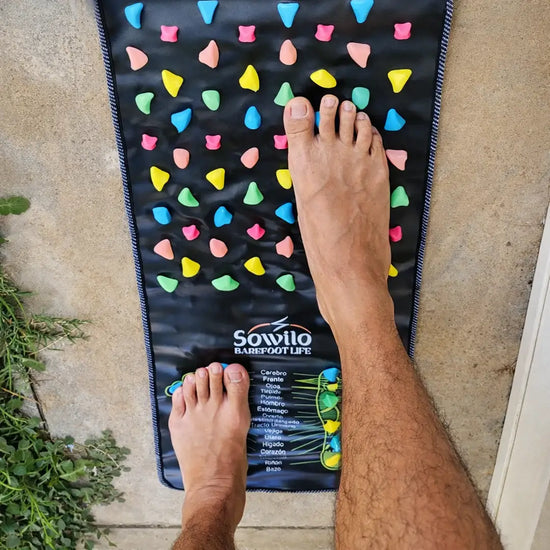 Estimulacion sensorial pies con zapatillas barefoot — propiocepcion y salud del pie natural Chile