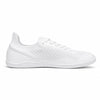 Zapatilla Sowilo Kenaz blanca vista lateral interna con acabado minimalista barefoot.
