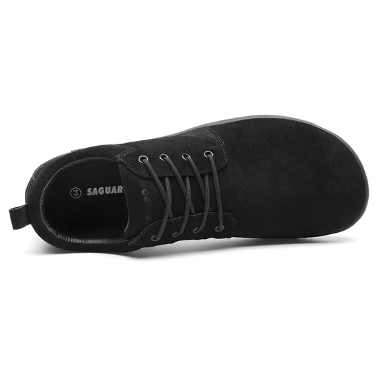 Zapato Dream I negro vista superior mostrando ajuste minimalista.