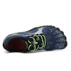 Zapatilla Saguaro Fast I azul vista interna mostrando detalles laterales y superior ergonómicos.