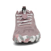 Zapatilla Smart II rosa coral vista frontal con puntera ancha barefoot.
