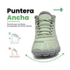 Saguaro Will I menta vista frontal con puntera ancha barefoot.