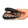 Zapatilla animal print para mujer ZZFABER Dance I en diseño ballerina minimalista, calzado respetuoso ultra flexible de horma ancha en Chile.